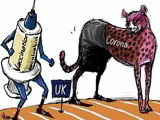 Cartoon: UK hospitals receive Oxford vaccine for rollout