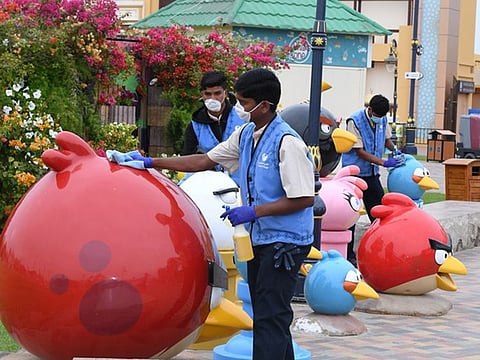 The teams covered 24 sites, which included various activities and related establishments.