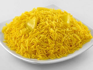 Alu Tehari or potato biryani