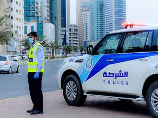 A Sharjah Police patrol. 
