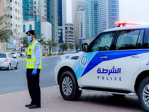 A Sharjah Police patrol. 