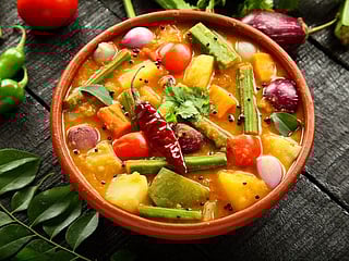 Recipe for south Indian  mixed vegetable Sambar