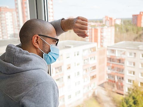 According to Abu Dhabi Emergency, Crisis and Disasters Committee, vaccinated individuals are required to spend five days in quarantine. They must take a PCR test on Day Four and can remove the wristband on Day Five if they receive a negative test result. Picture for illustrative purposes only.