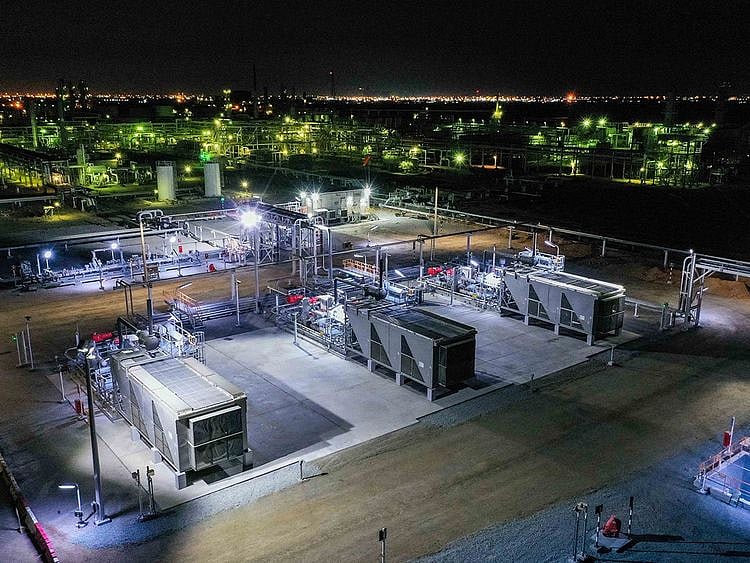 Stock Sharjah gas storage