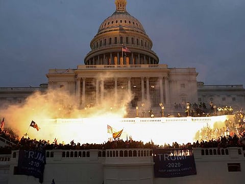 Dramatic pictures: Trump supporters storm US Capitol