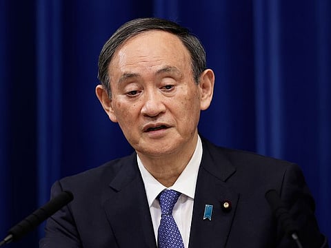 Japan's prime minister Yoshihide Suga