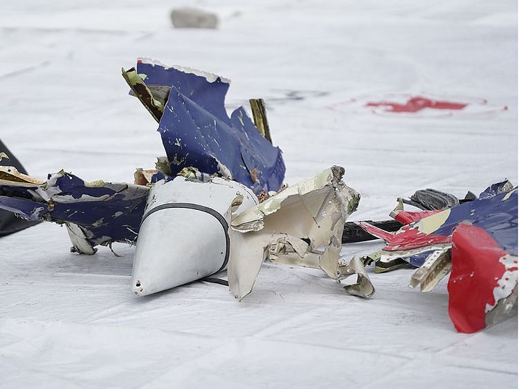 Debris recovered from the Sriwijaya Air SJ 182 crash site 