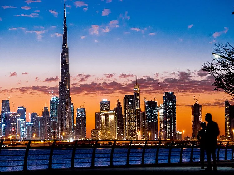 Stock Dubai skyline