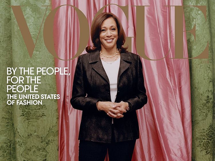 Kamala Harris on the cover of Vogue