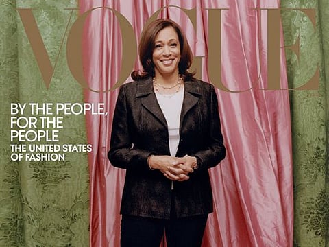 Kamala Harris on the cover of Vogue.