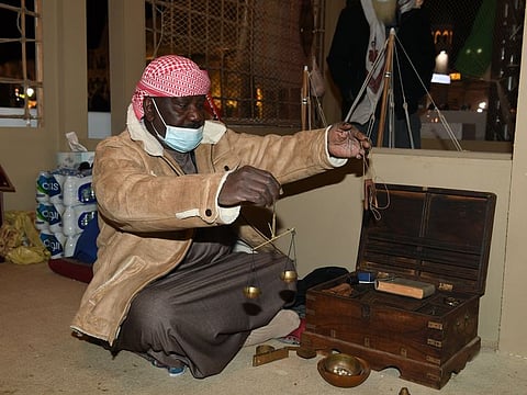 Jasim Abdullah and his pearl box