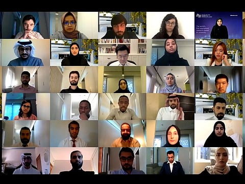  The student body, including 14 Emiratis, were given a detailed orientation about the university prior to the beginning of the academic year. 