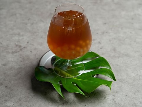 A traditional sago’t gulaman’s gulaman originates from gelatinous residue extracted from red algae called agar-agar whose gummy elasticity has clinched it pride of place amongst ingredients in Filipino cooking, notably desserts 
