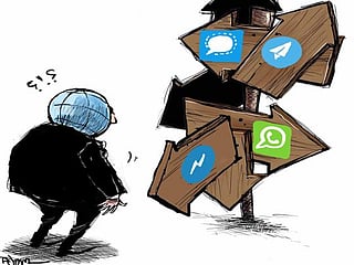 Cartoon: What is the best messaging app in the market?