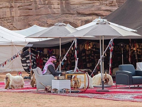 Mohammed Bin Salman takes part in a virtual meeting of the World Economic Forum on Wednesday, January 13 2021.