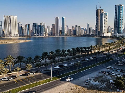 The Sharjah skyline.