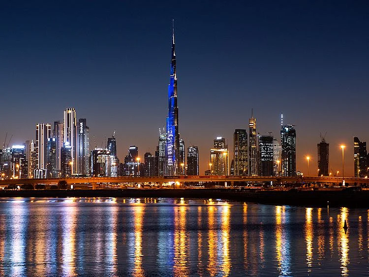 Stock Dubai Skyline