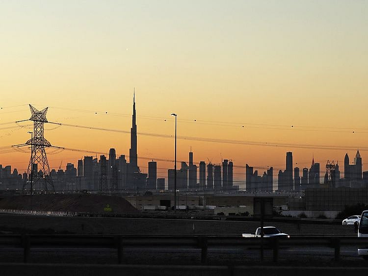 Stock Dubai Skyline