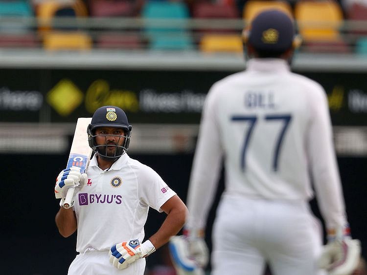 Rohit Sharma lost his wicket to Nathan Lyon in the fourth Test against Australia