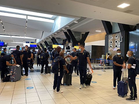 South Africa have arrived in Pakistan