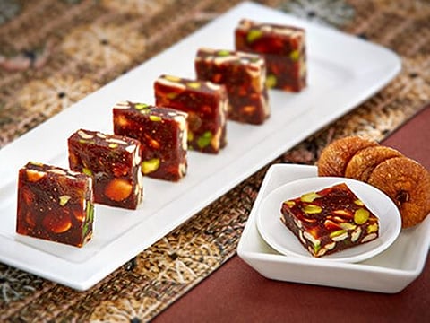 Anjeer or fig barfi