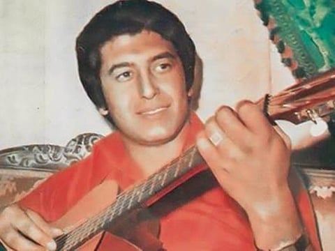 Legendary Egyptian guitarist Omar Khurshed.