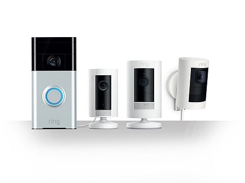 The Etisalat Home Monitoring Service is available for both indoors and outdoors, and there is a choice of Ring devices depending on the coverage area