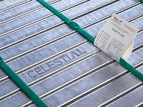 The new aluminium brand UAE will be making from solar power.