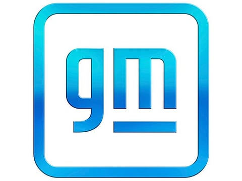 The new logo of General Motors.  