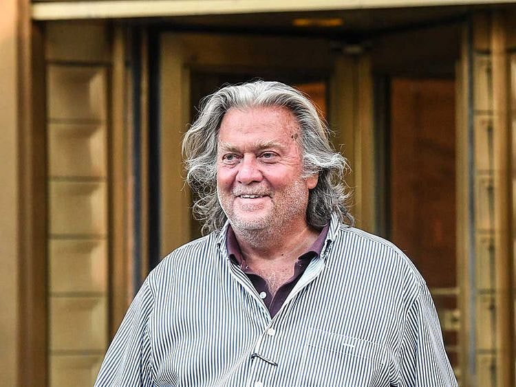 Former White House chief strategist Steve Bannon PARDON