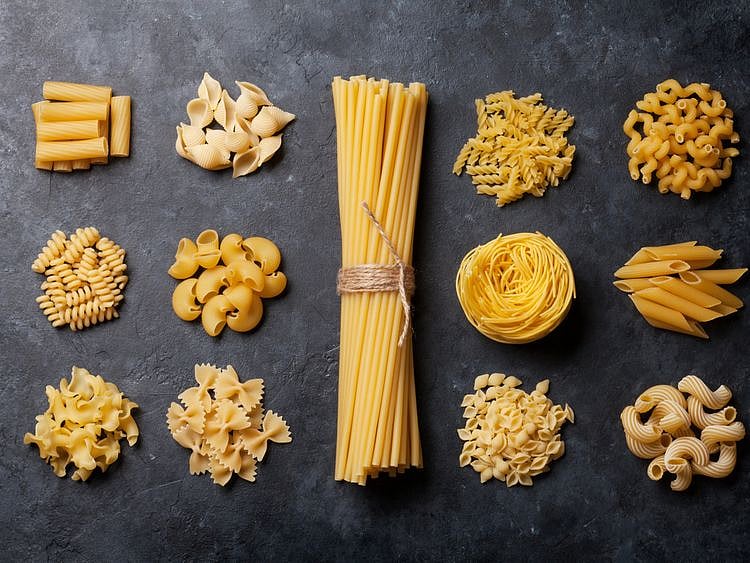 Varieties of pasta 