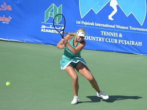 Teenager Clara Tauson made the final when her semi-final opponent Kurumi Nara retired in the first set itself.
