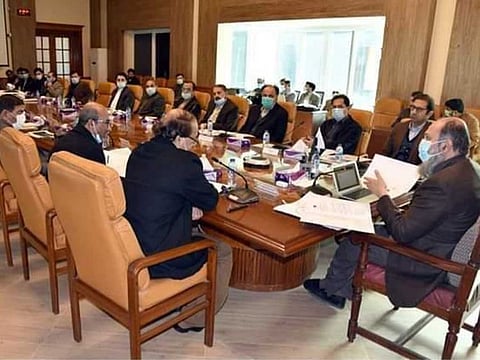 Quetta Cabinet meeting, December 2020.