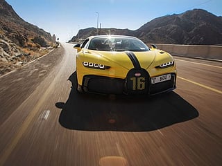 Look! Bugatti Chiron Pur Sport takes on UAE's Hajar mountains