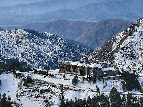 The winter sports festival was held at Malam Jabba ski resort, almost 9,000 feet above the sea level, to promote adventure and winter tourism in Pakistan.  Photo for illustrative purpose only