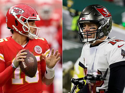 Patrick Mahomes and Tom Brady will do battle at Super Bowl 55 in Tampa Bay