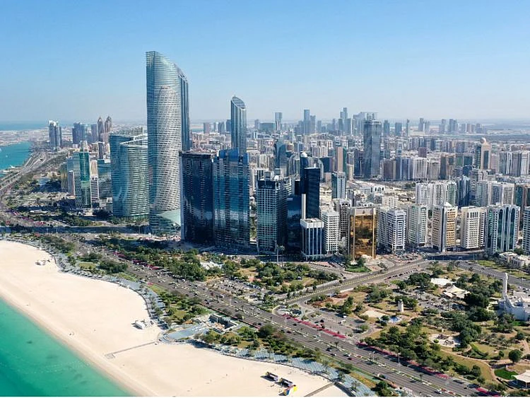 Stock Abu Dhabi skyline