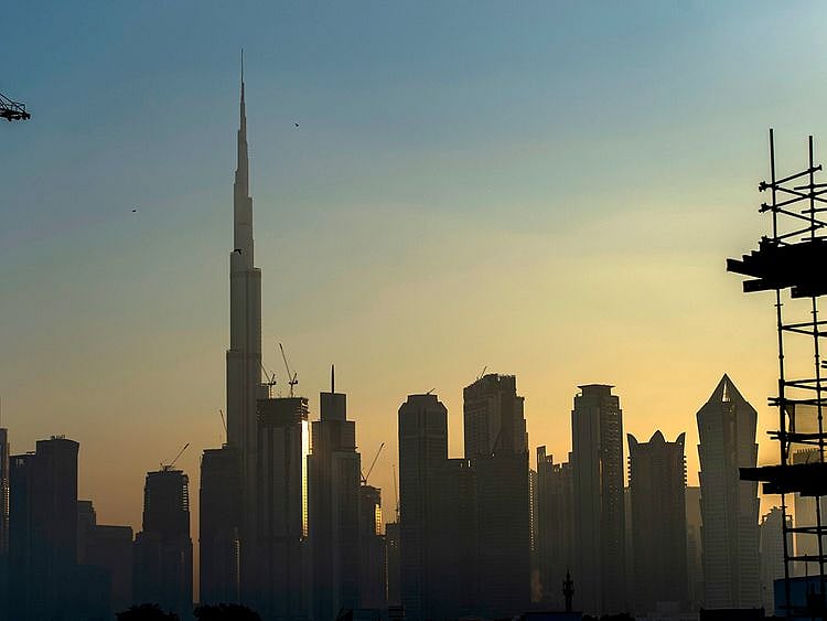 Stock Dubai Skyline 