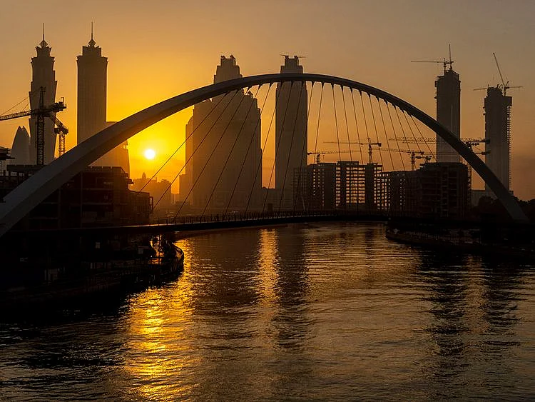 Stock Dubai Skyline 