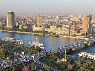 A view of Cairo. 