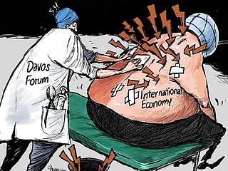 Cartoon: World leaders reflect on global economic recovery in Davos