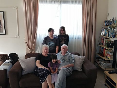 Edin Mackic with his family