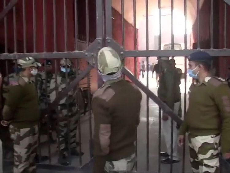 Security at Red Fort, New Delhi