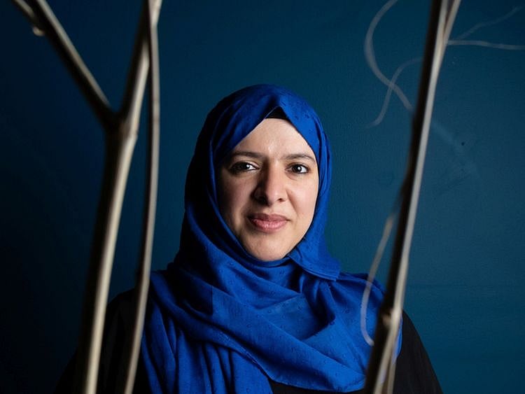 Artist Azza Al Qubaisi is part of the Art Amid Covid series