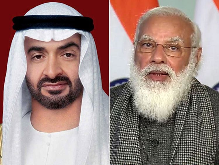 Sheikh Mohamed bin Zayed, Indian Prime Minister Modi