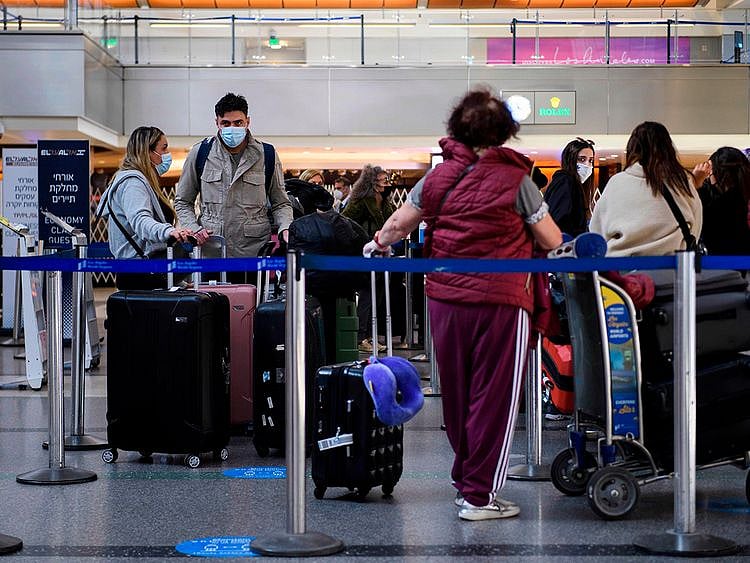 Stock Los Angeles International Airport US passengers