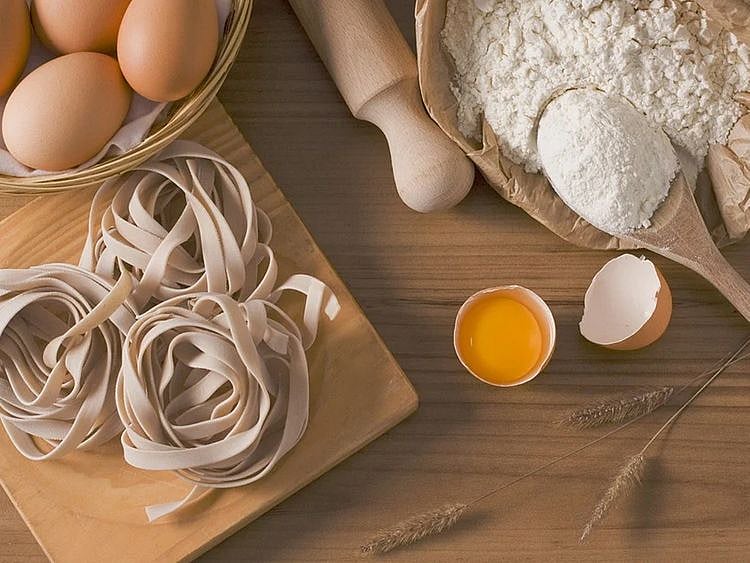 cooking, pasta, flour