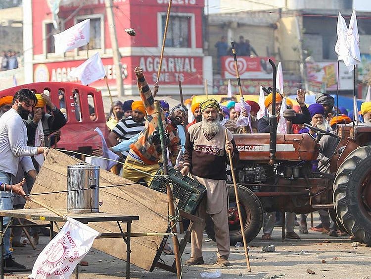 Farmer protest India Singhu