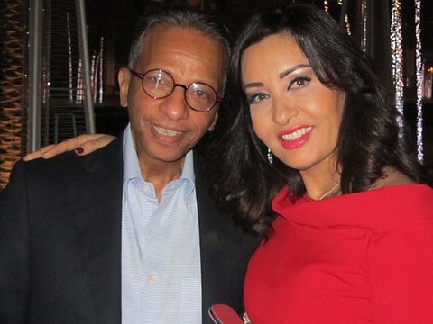 Al Saghir with Tunisian singer Latifa.