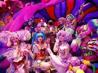 Photos: Psychedelic hues of Tokyo's 'kawaii' cafe doused by COVID-19 pandemic